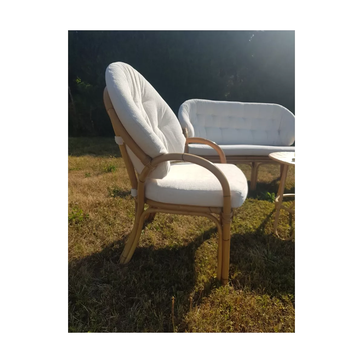 Fauteuil de Jeux Naturel Vintage