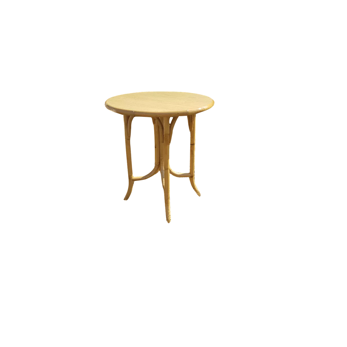 Table  de Café Naturel Vintage Diam 63 cm