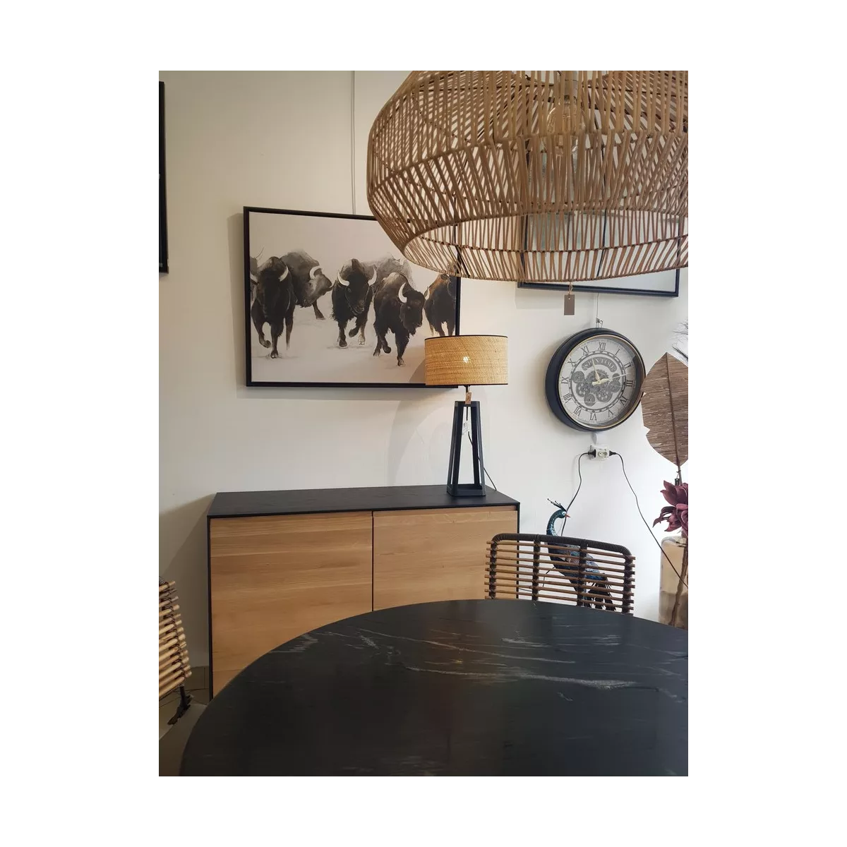 Tableau Bisons 90x70