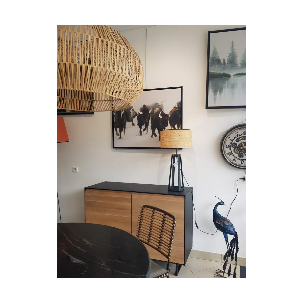 Tableau Bisons 90x70