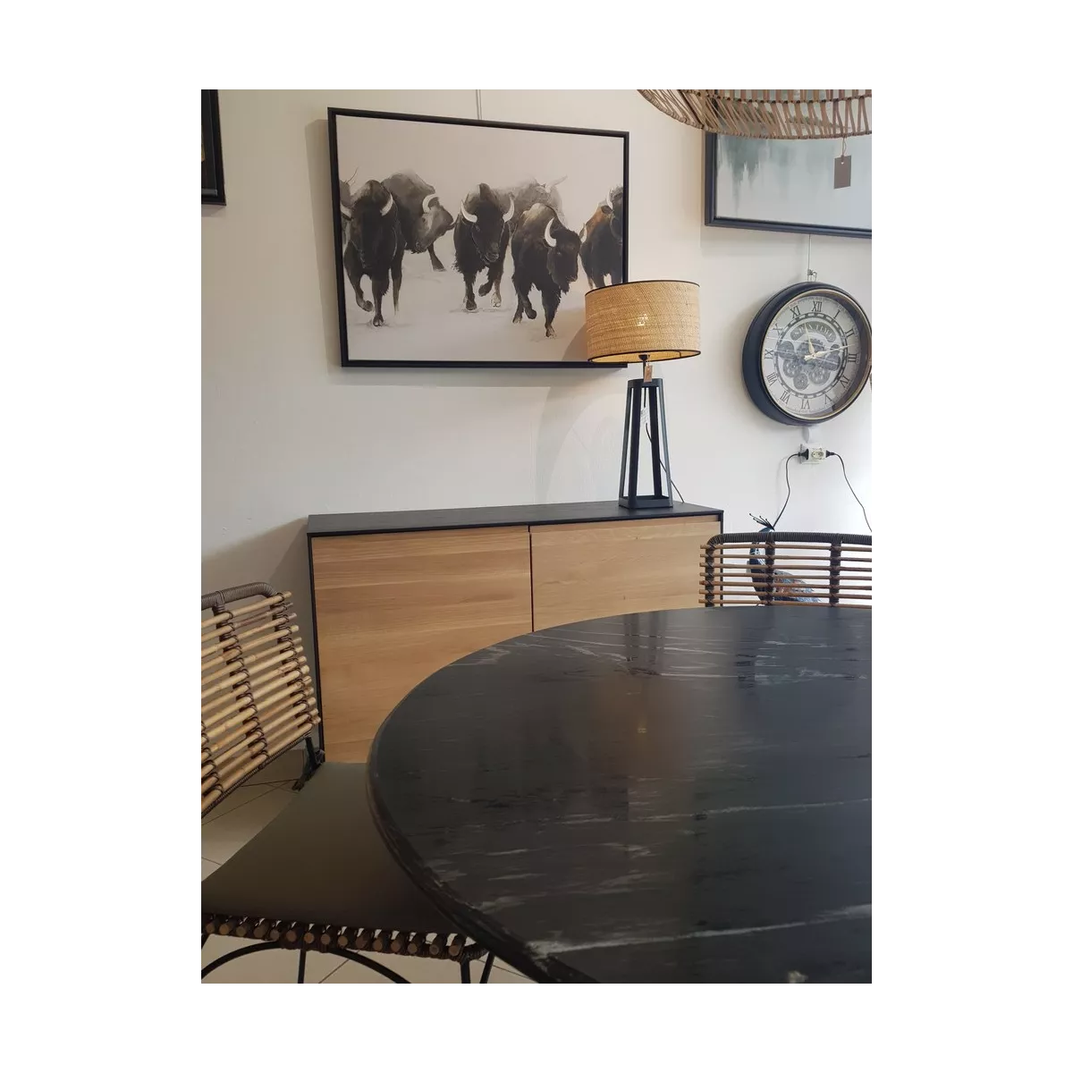Tableau Bisons 90x70