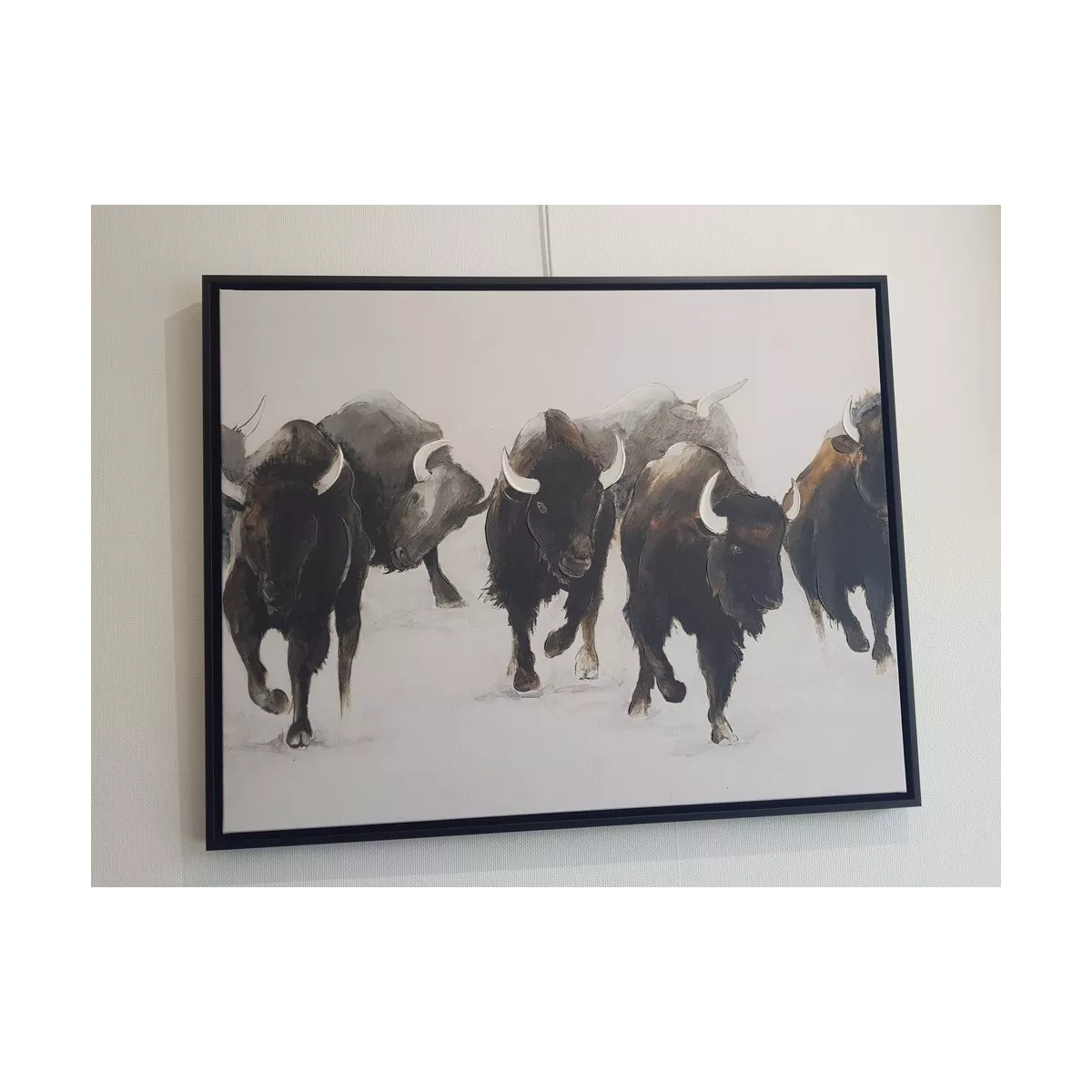 Tableau Bisons 90x70