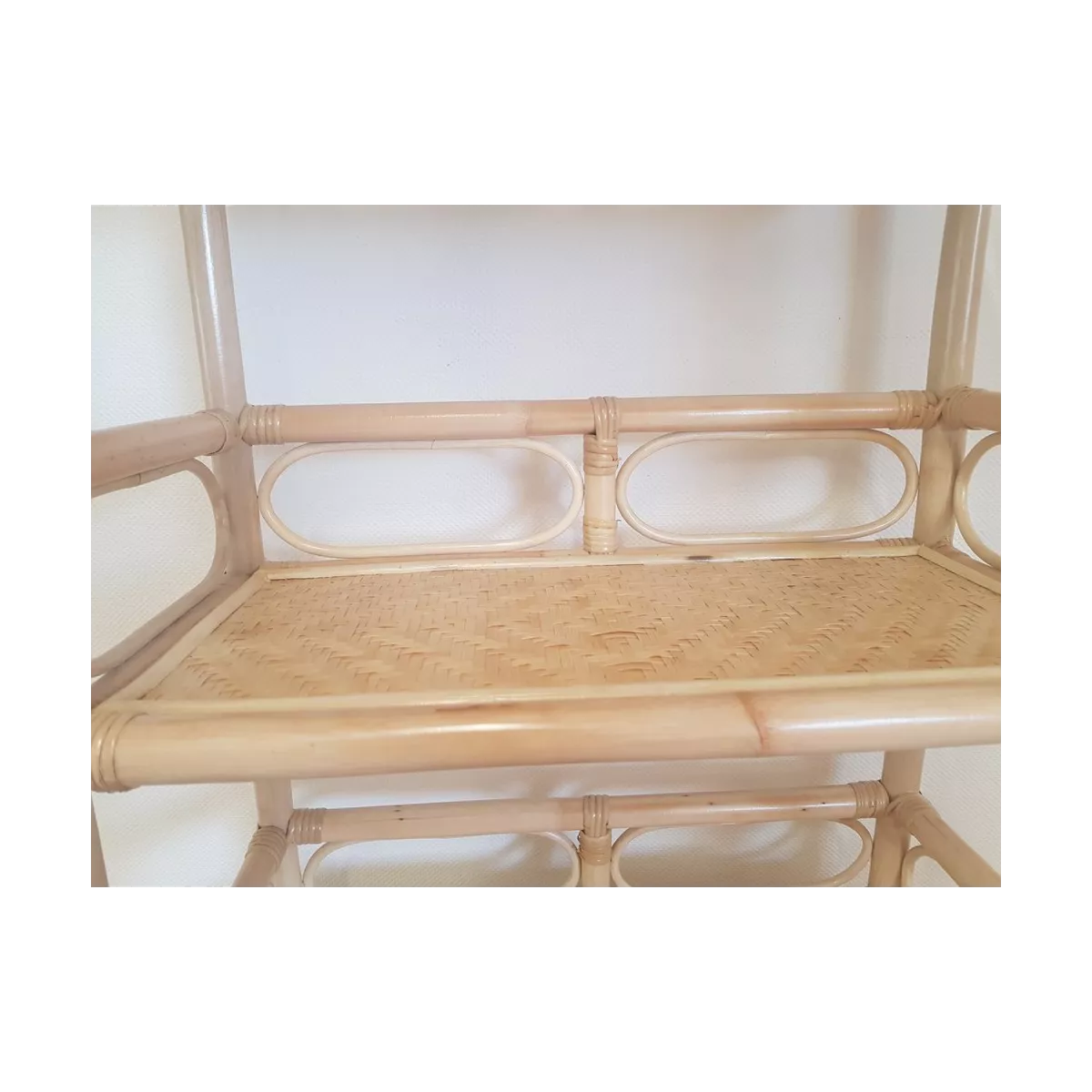 Etagère Elena Arrondie 58x28x173 Naturel