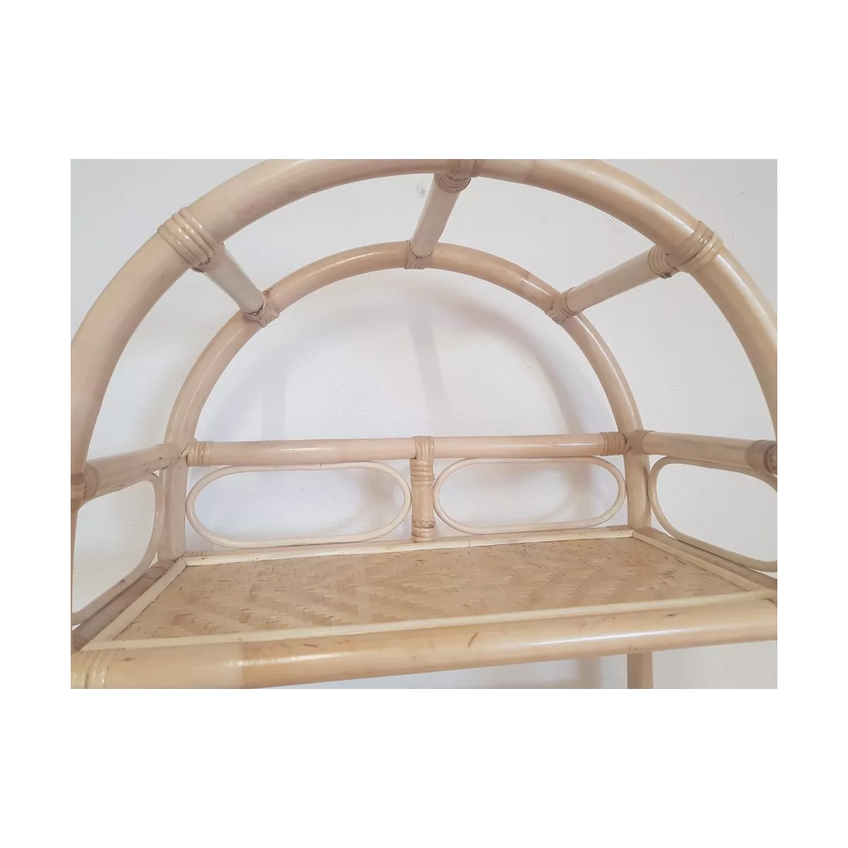 Etagère Elena Arrondie 58x28x173 Naturel