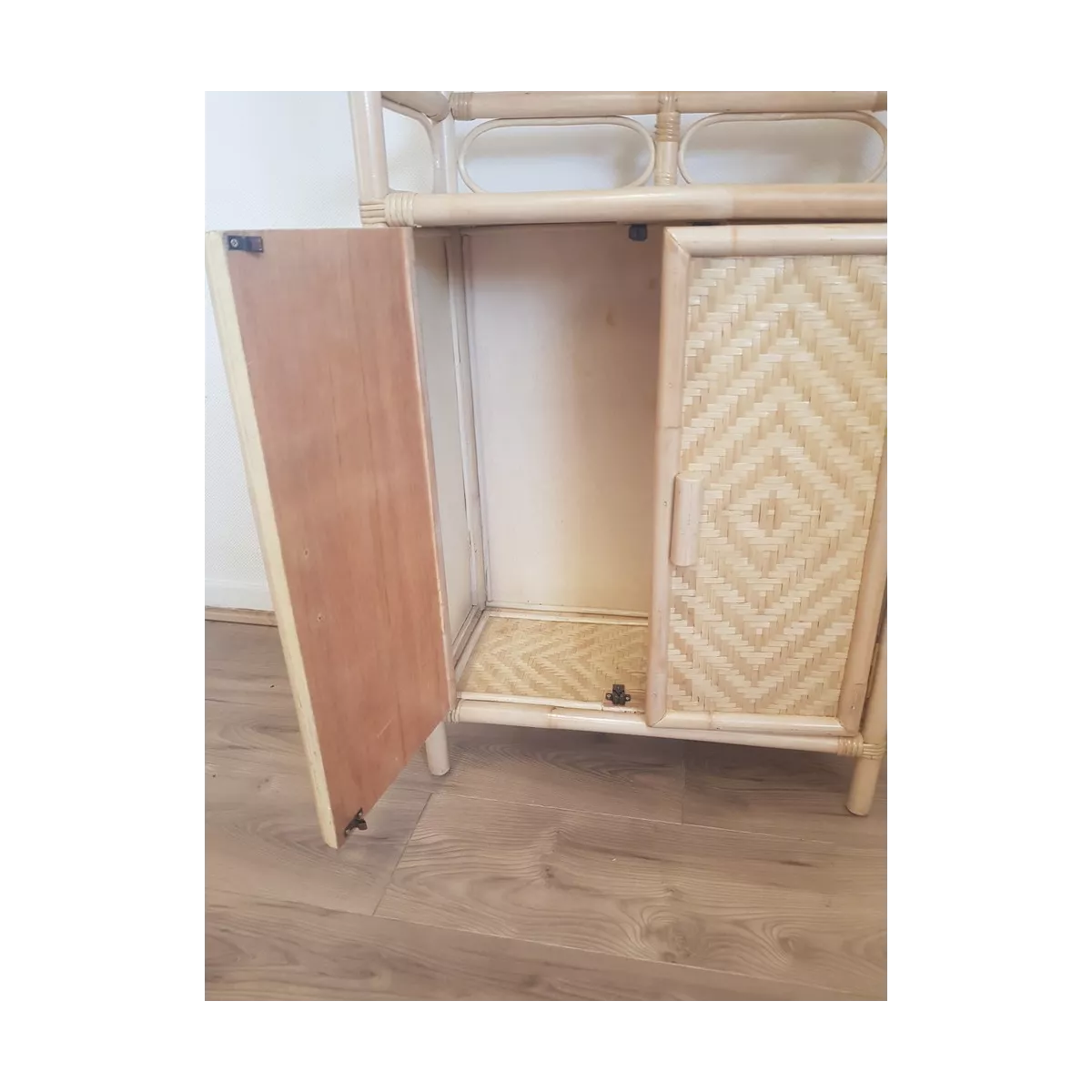 Etagère Elena Arrondie 58x28x173 Naturel