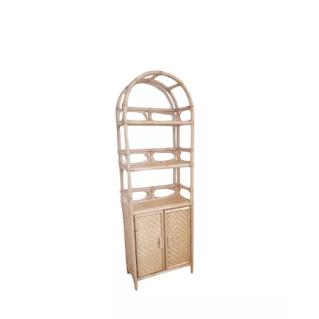 Etagère Elena Arrondie 58x28x173 Naturel