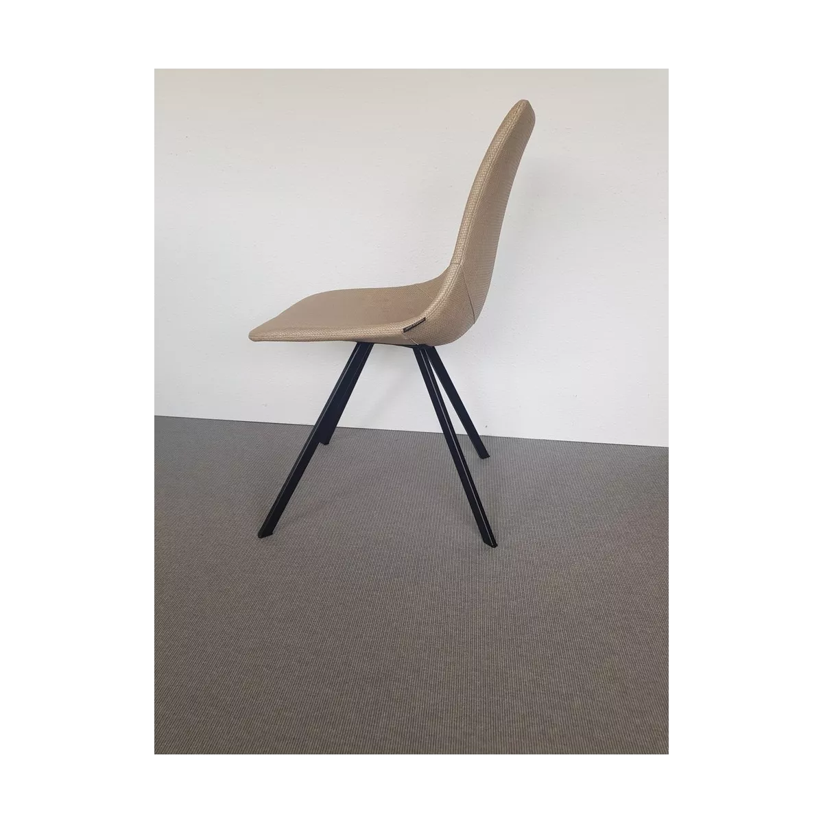 Chaise Happy Simili Wicker Beige