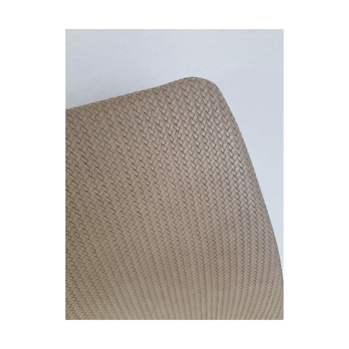 Chaise Happy Simili Wicker Beige