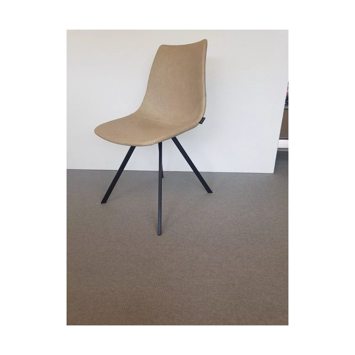 Chaise Happy Simili Wicker Beige