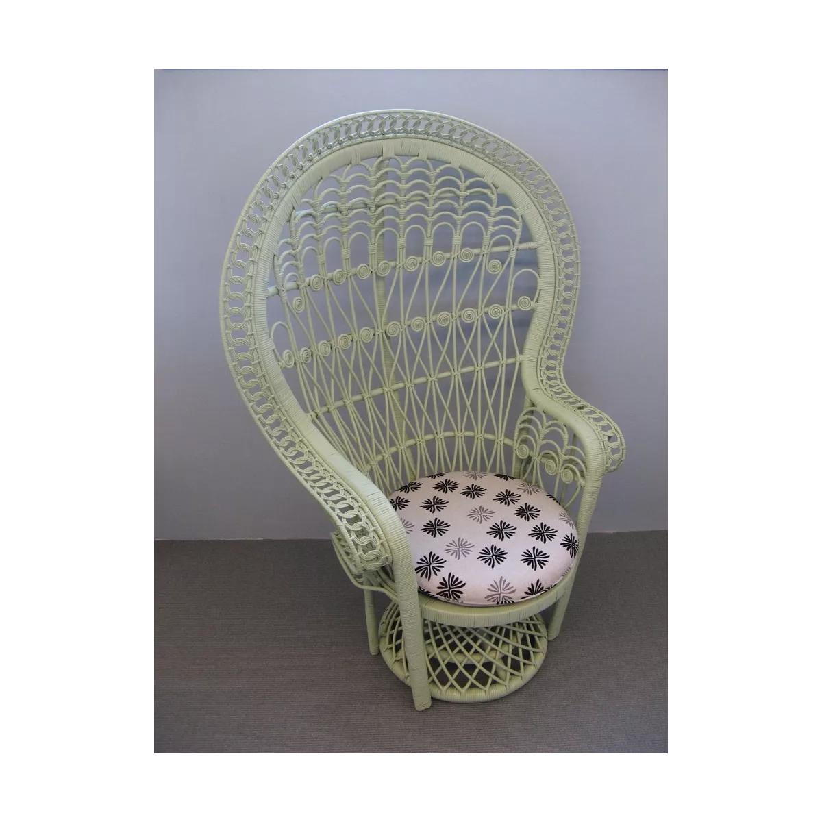Fauteuil Emmanuelle Vert Pastel