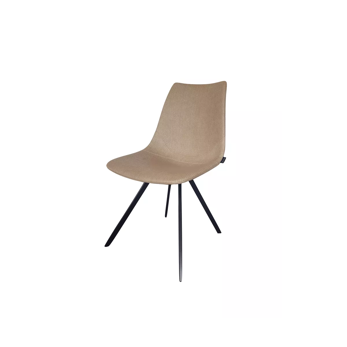 Chaise Happy Simili Wicker Beige