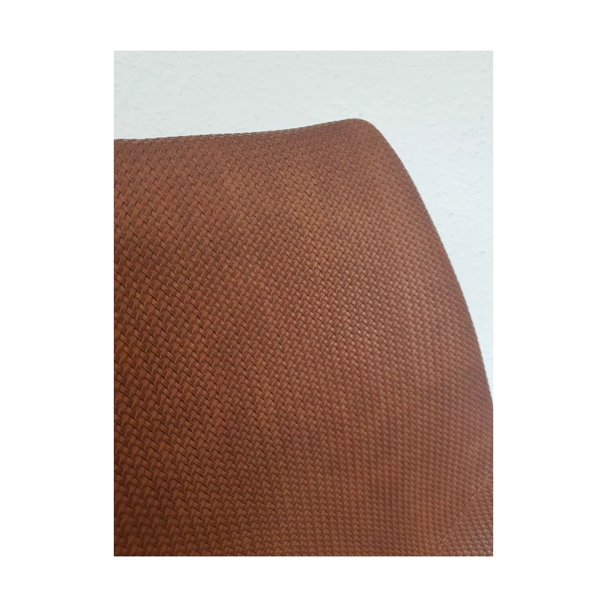 Chaise Happy Simili Wicker Caramel