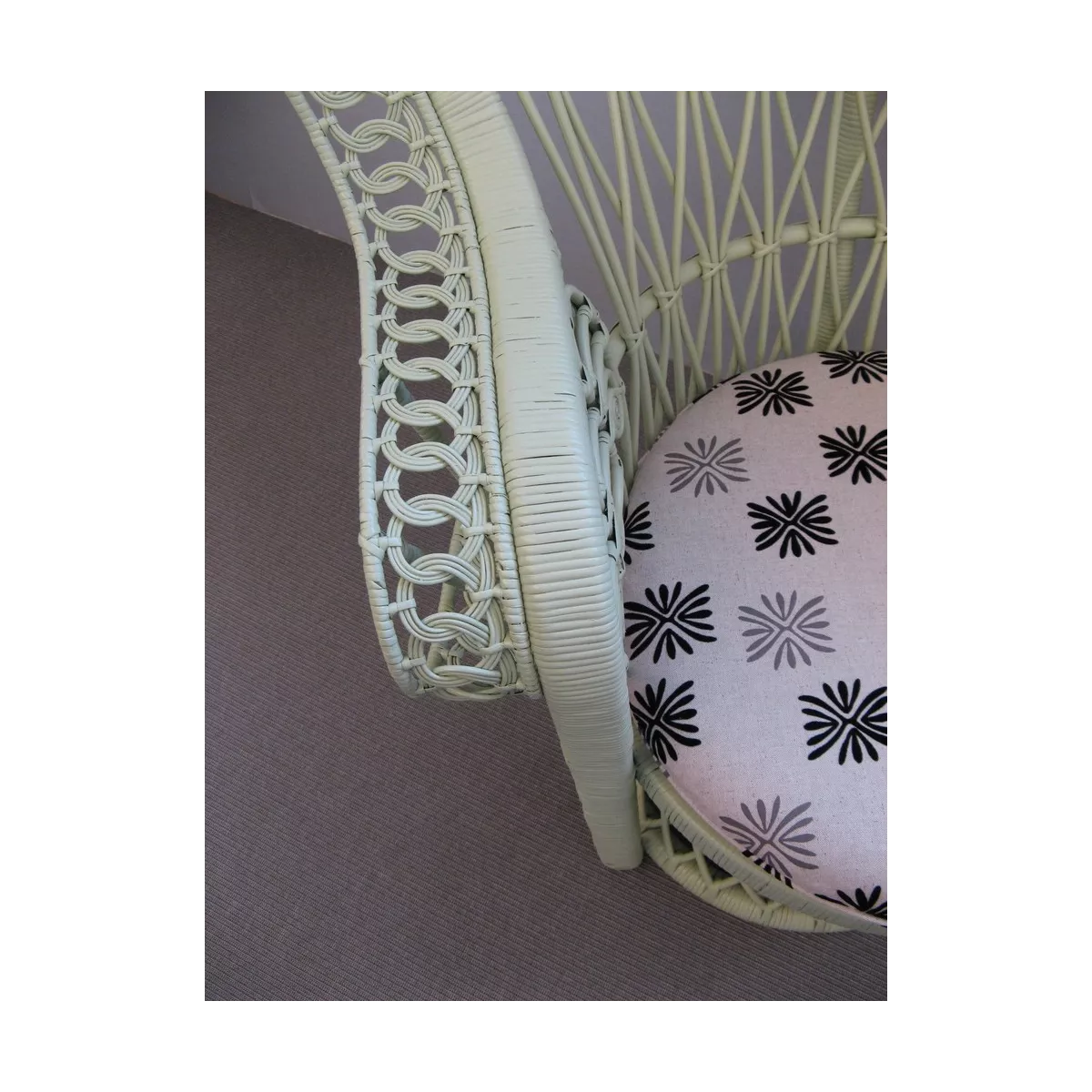 Fauteuil Emmanuelle Vert Pastel