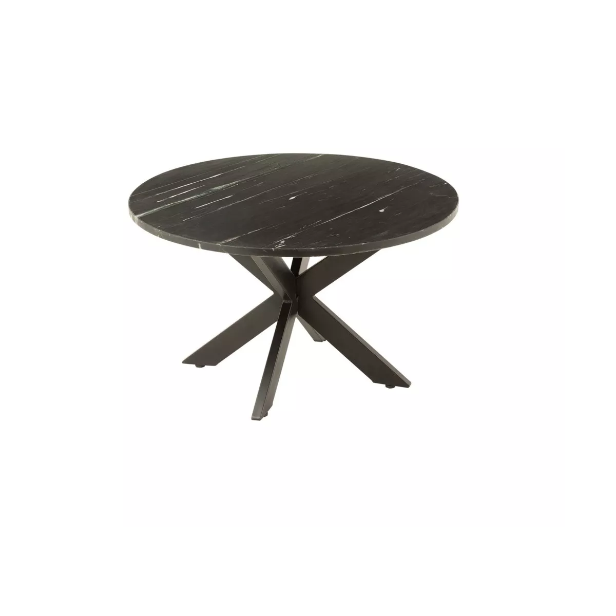 Tables Basses Marbre Marc Noir 80x45 cm