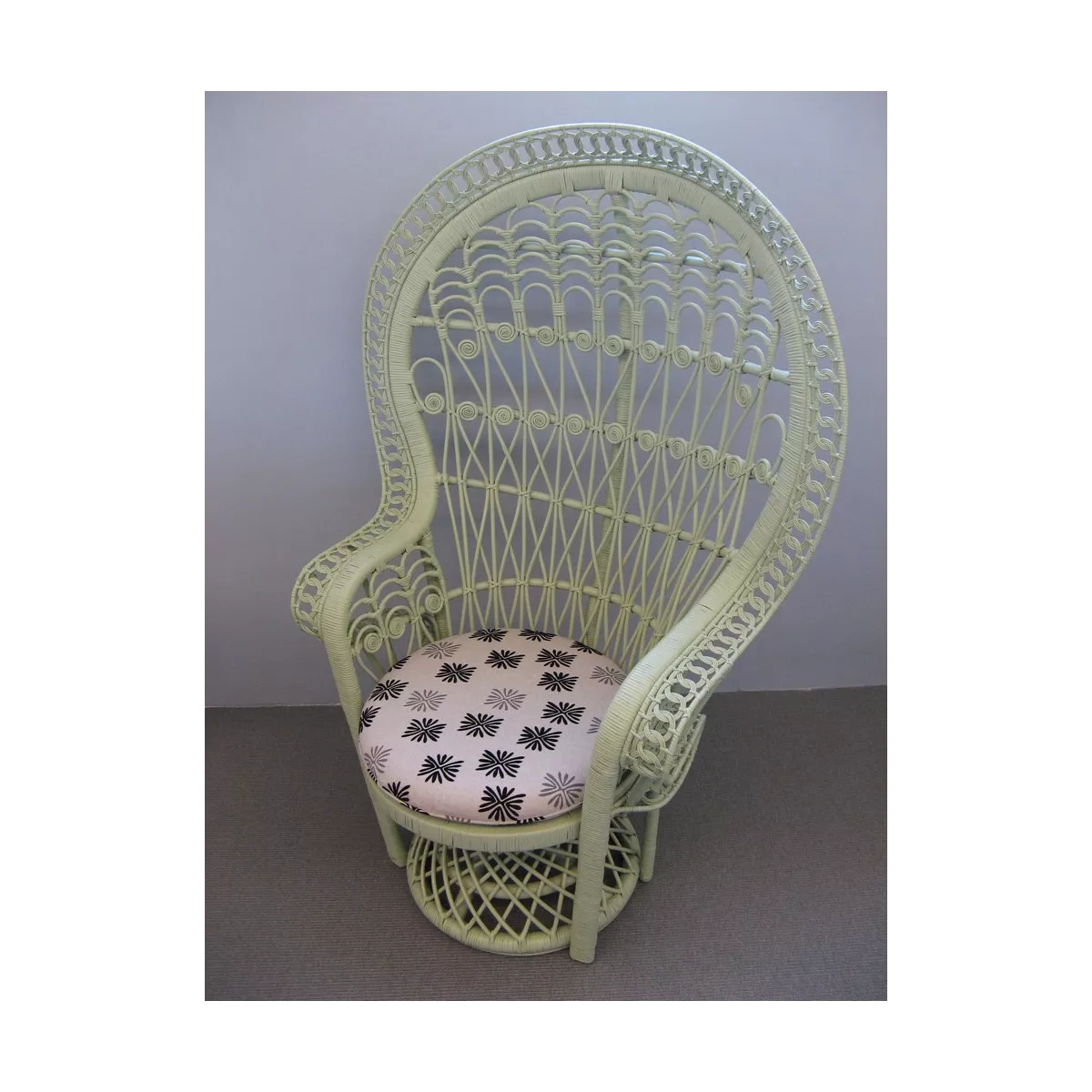 Fauteuil Emmanuelle Vert Pastel