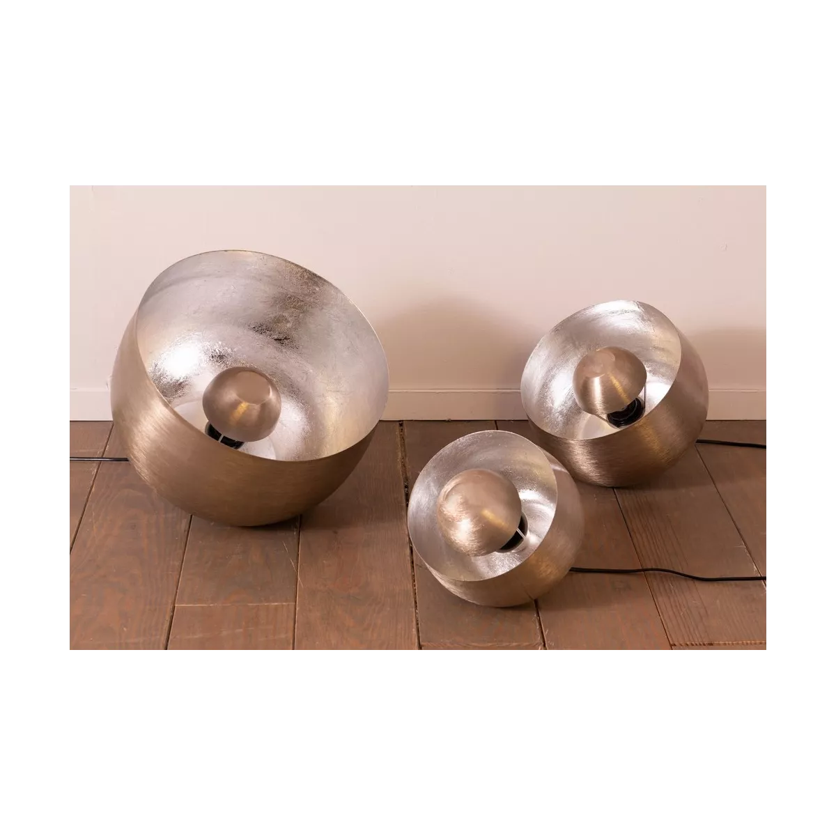 Lampe Samuel Argent 37 cm