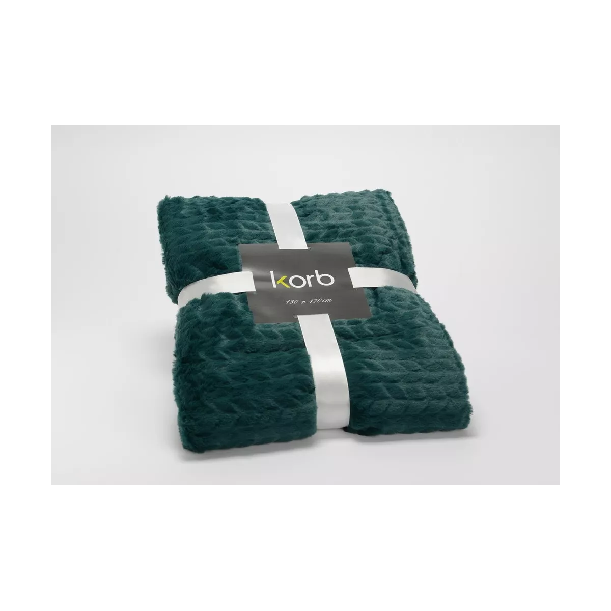 Plaid Chevron Emeraud 130x170