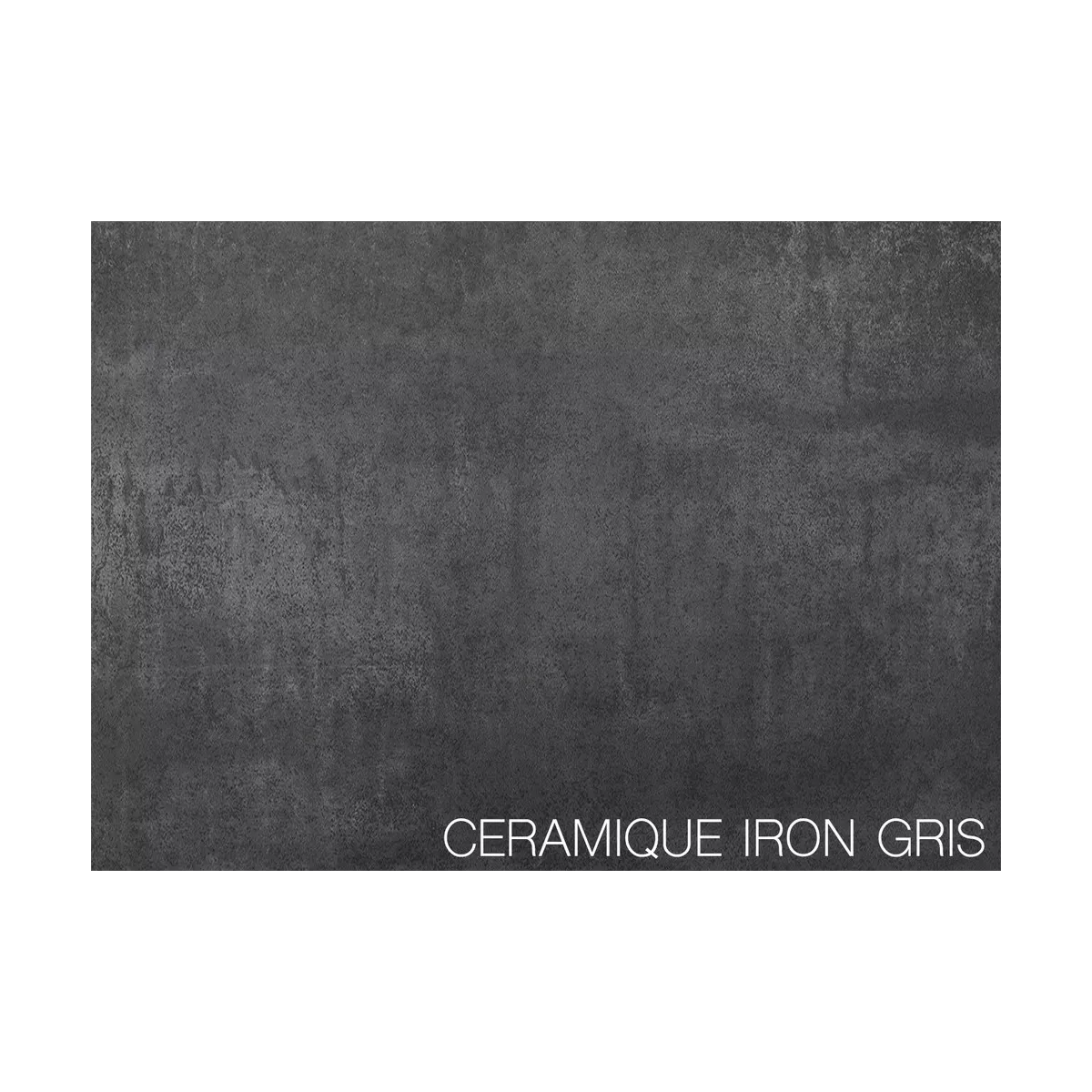 Table Tokio 160cm en Céramique Gris iron