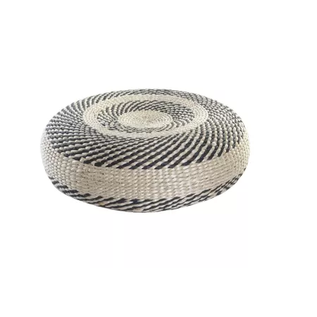 Pouf Coton et Jute 50x50 Rond
