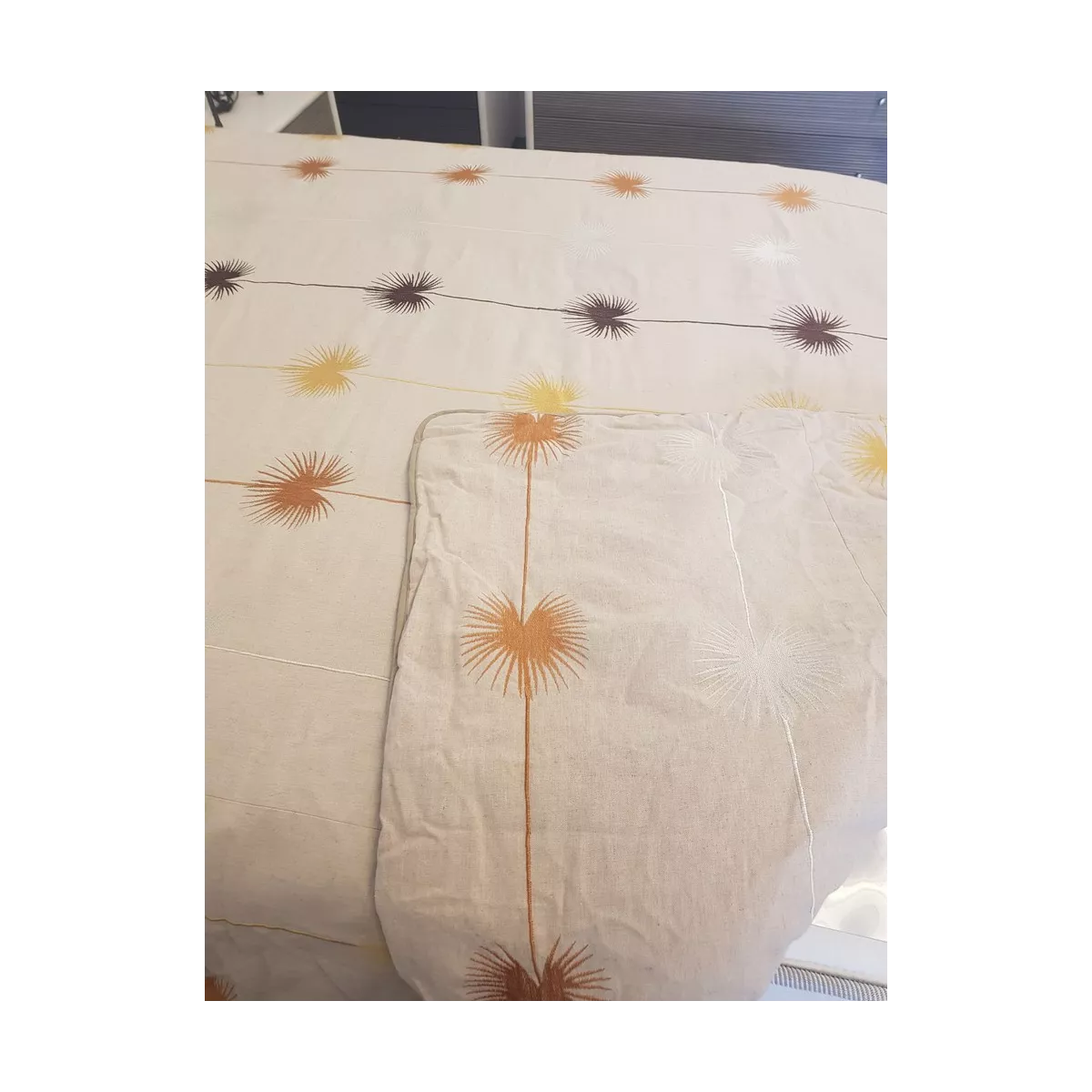 Couvre Lit Matelassé Fleurs Pissenlit 240x260