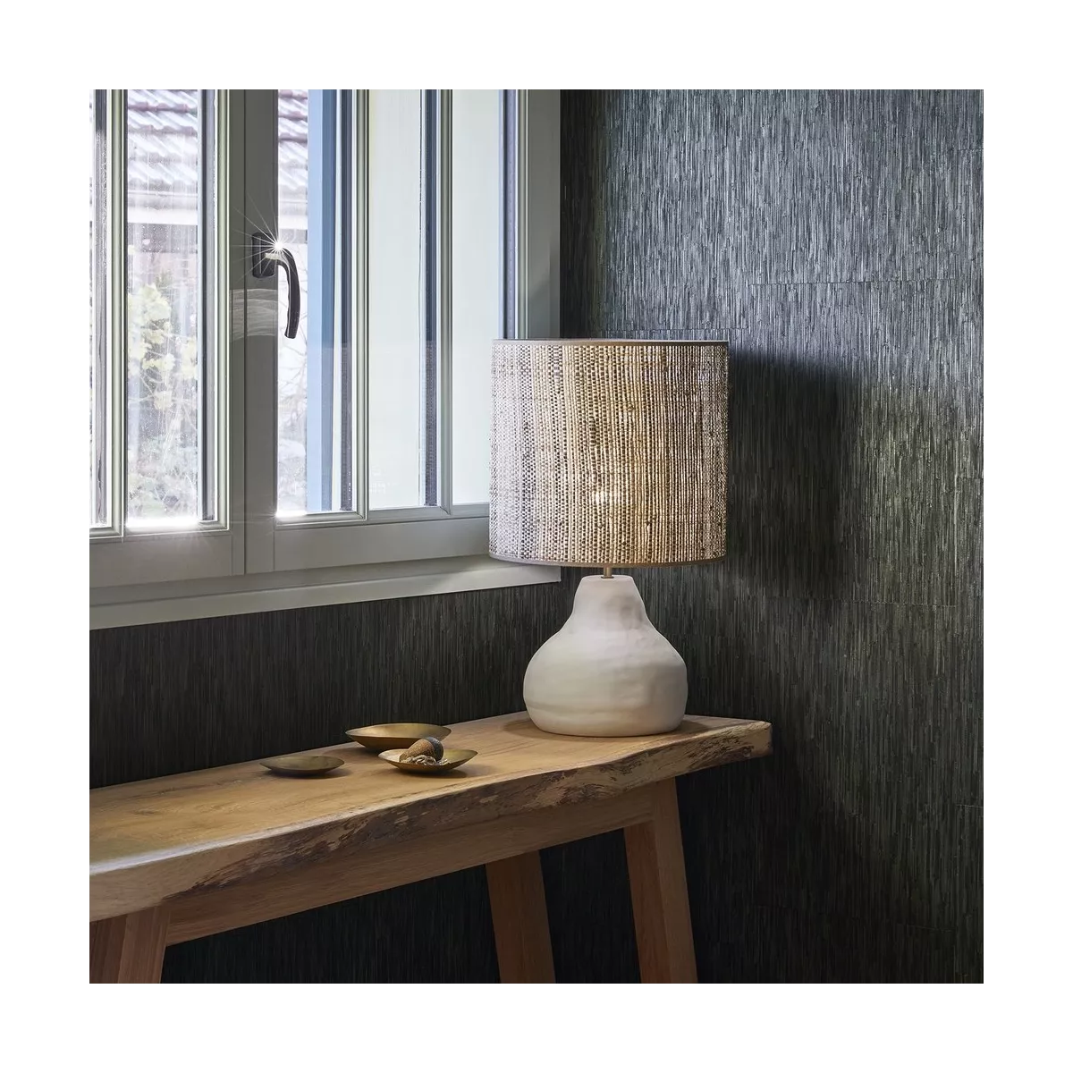 Lampe  Portinatx Blanc H58