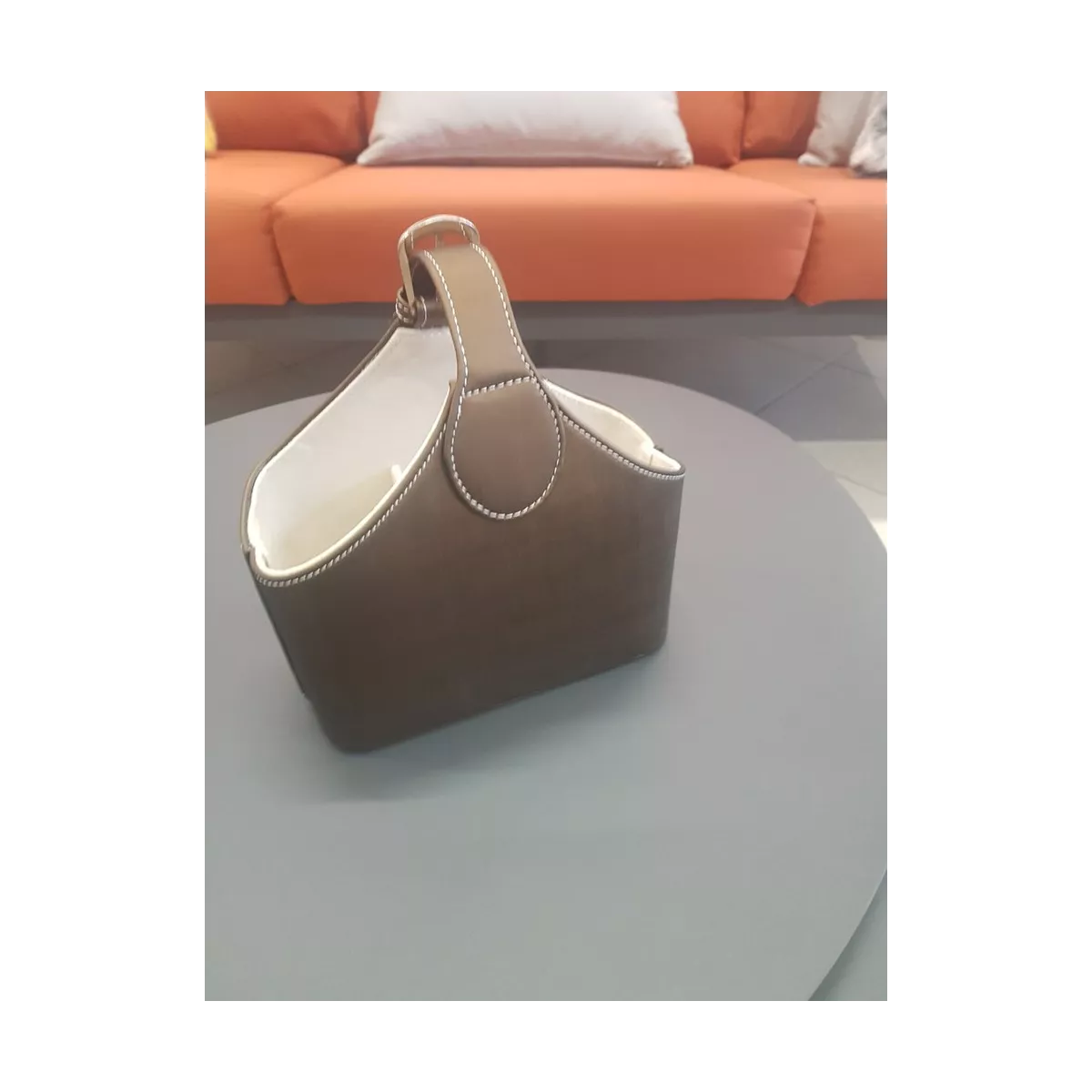 Porte télécommandes panier Bronze
