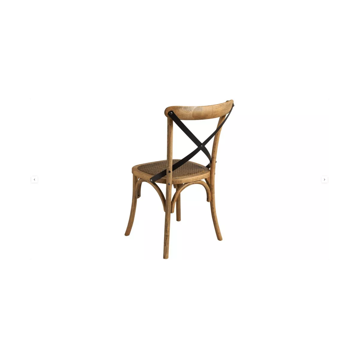 Chaise Bistrot en Bois Orme et Métal