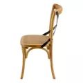 Chaise Bistrot en Bois Orme et Métal