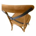 Chaise Bistrot en Bois Orme et Métal