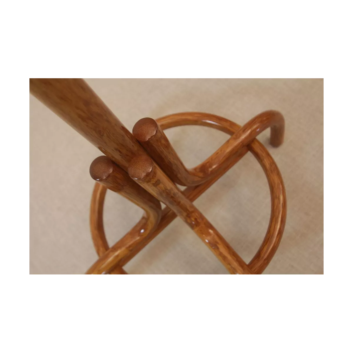 Porte Manteaux Rotin Coloris Cannelle