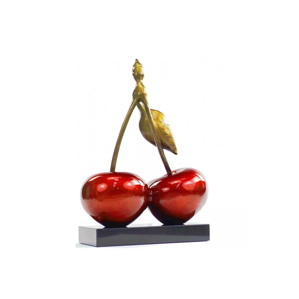 Cerise Double Rouge H.40cm