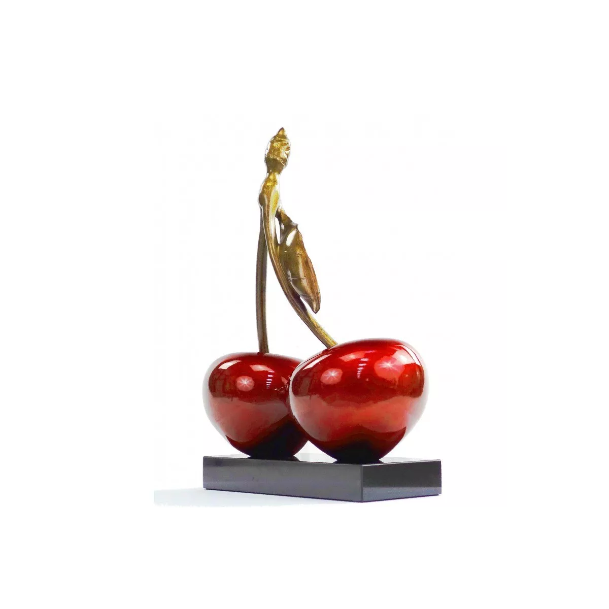 Cerise Double Rouge H.40cm