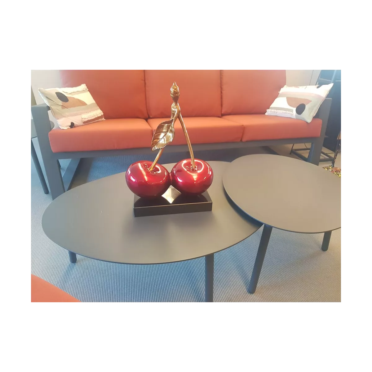 Cerise Double Rouge H.40cm