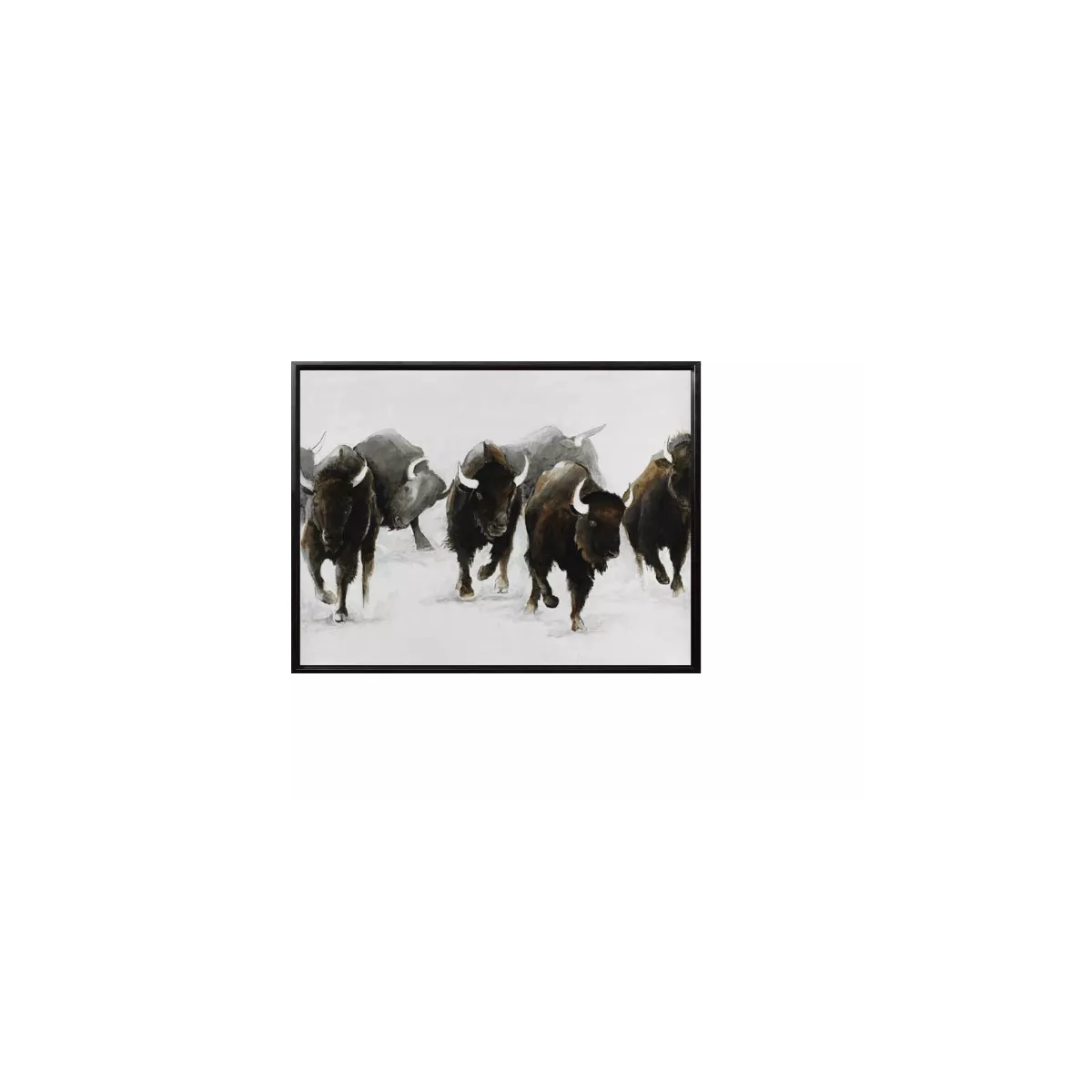 Tableau Bisons 90x70