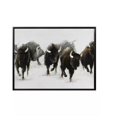 Tableau Bisons 90x70