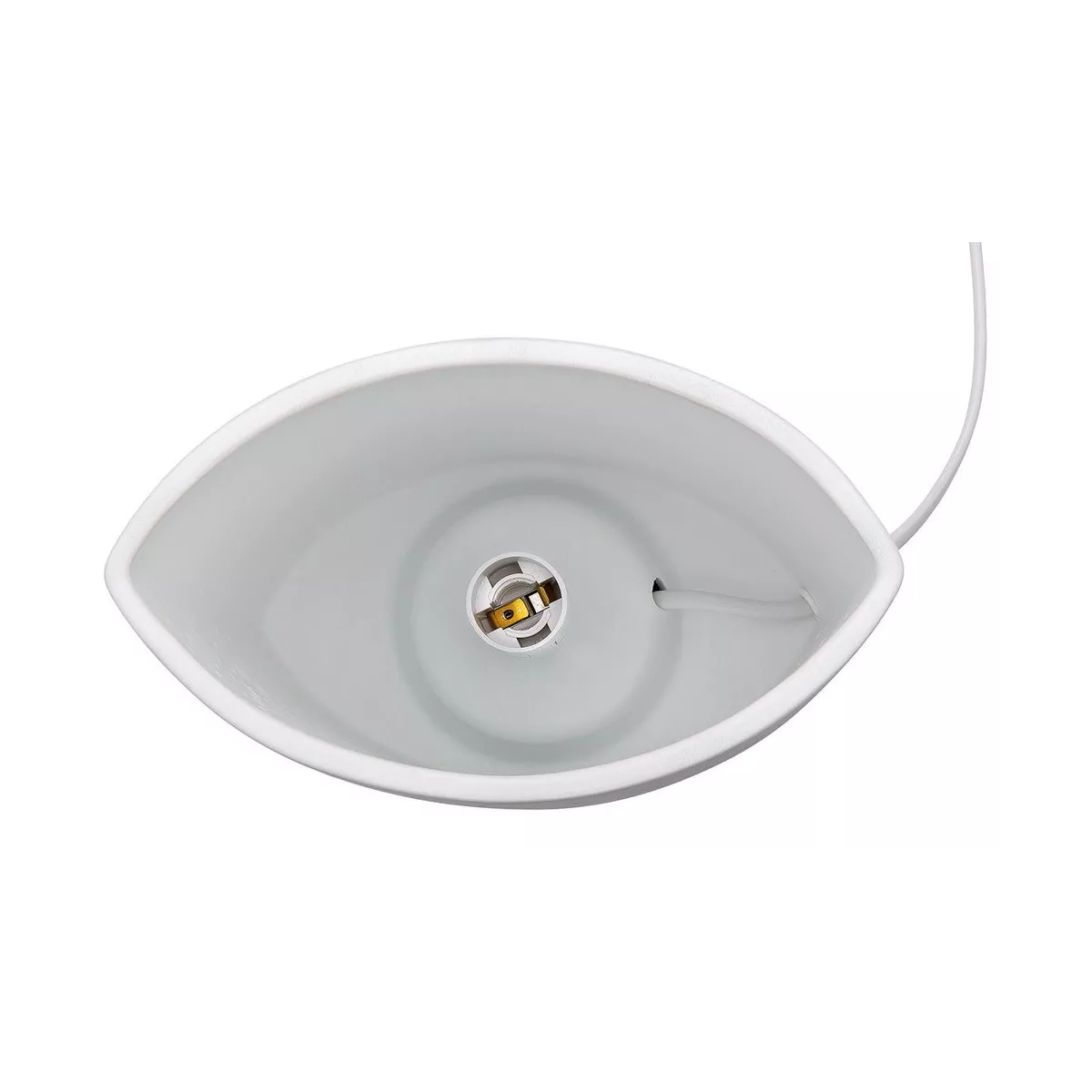 Lampe Porcelaine Ellipse Chat H.22cm