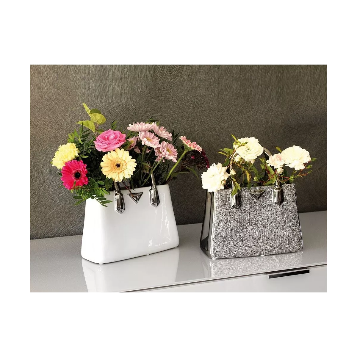 Vase Sac à main Milano Blanc