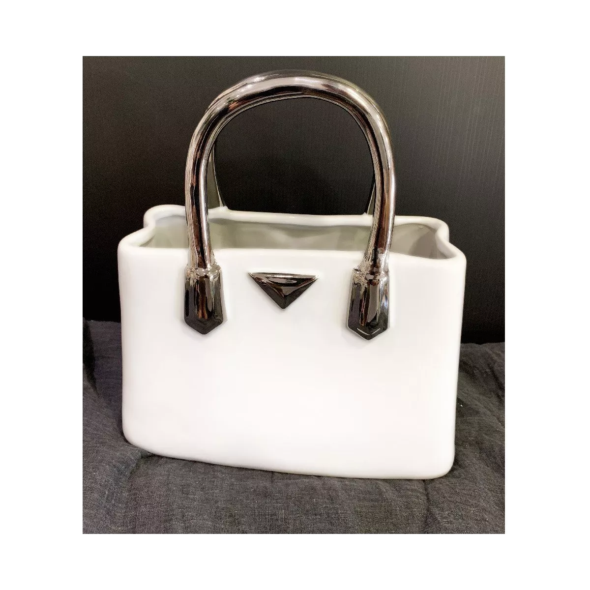 Vase Sac à main Milano Blanc