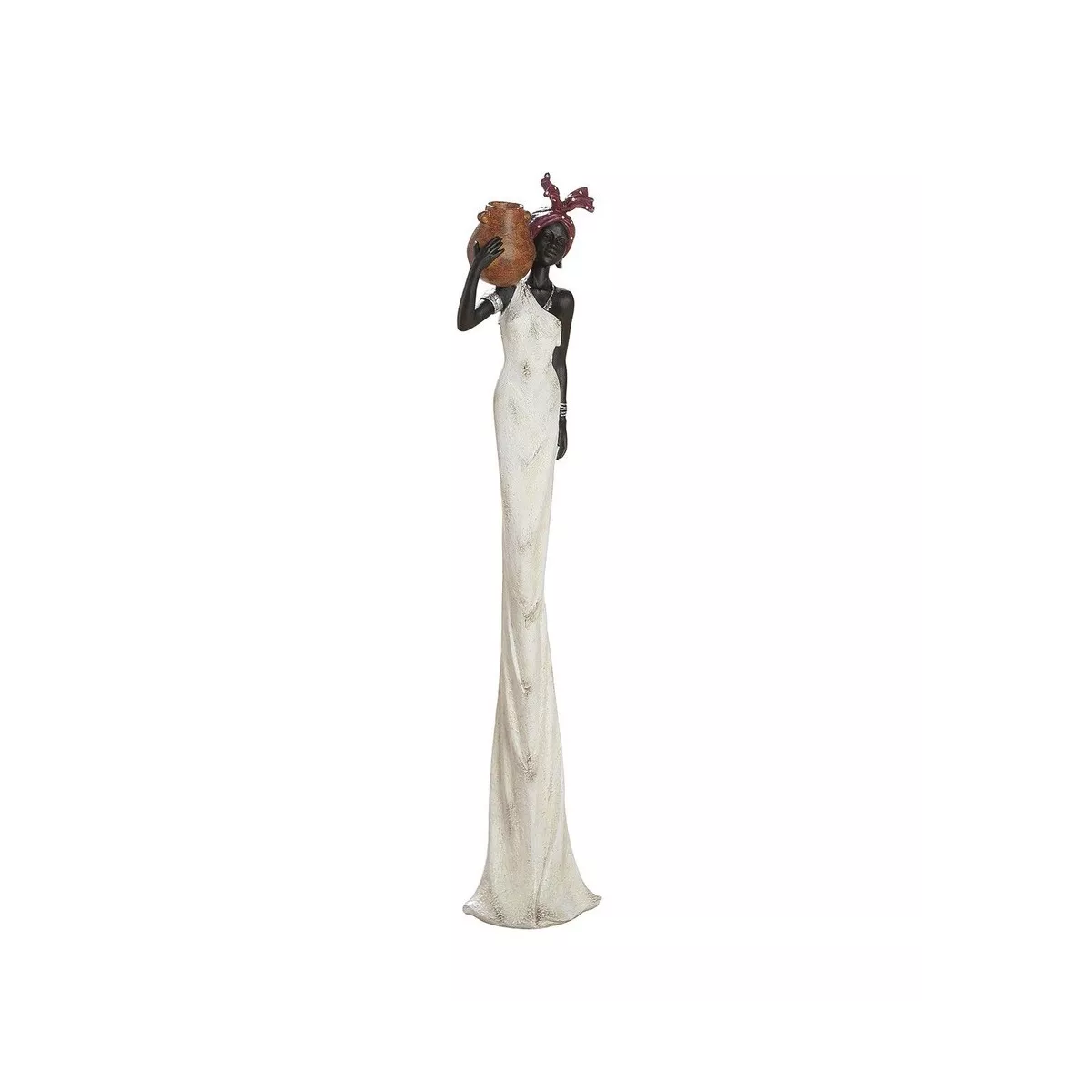 Statue Africaine Tortuga H.82 Cruche