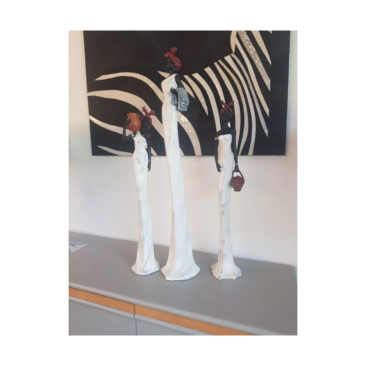 Statue Africaine Tortuga H.104 Enfant