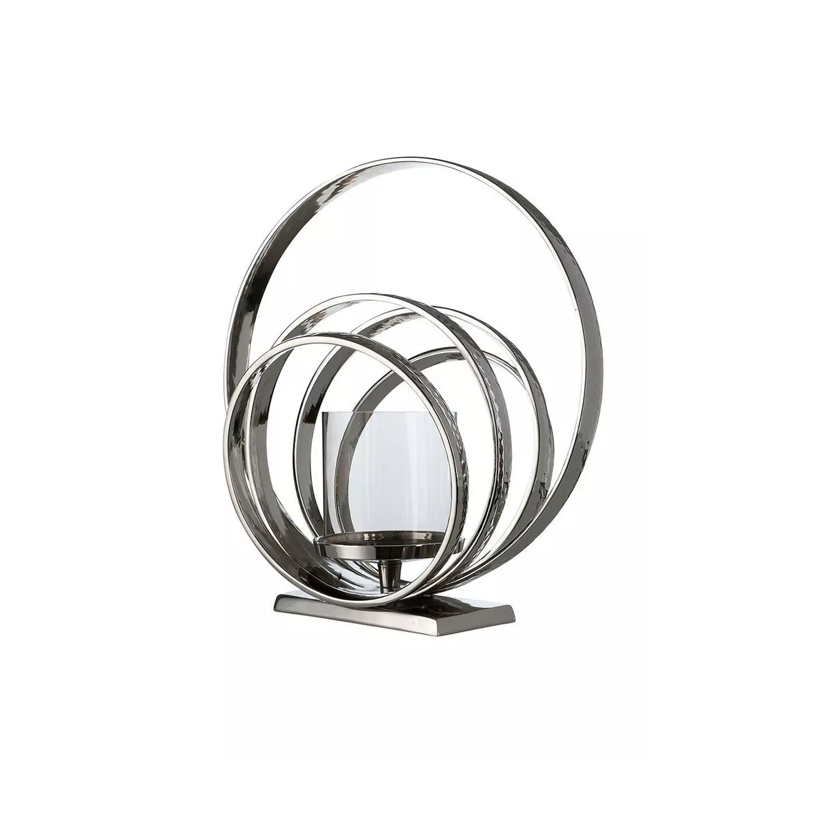 Bougeoir Cercles Argent