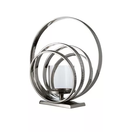 Bougeoir Cercles Argent