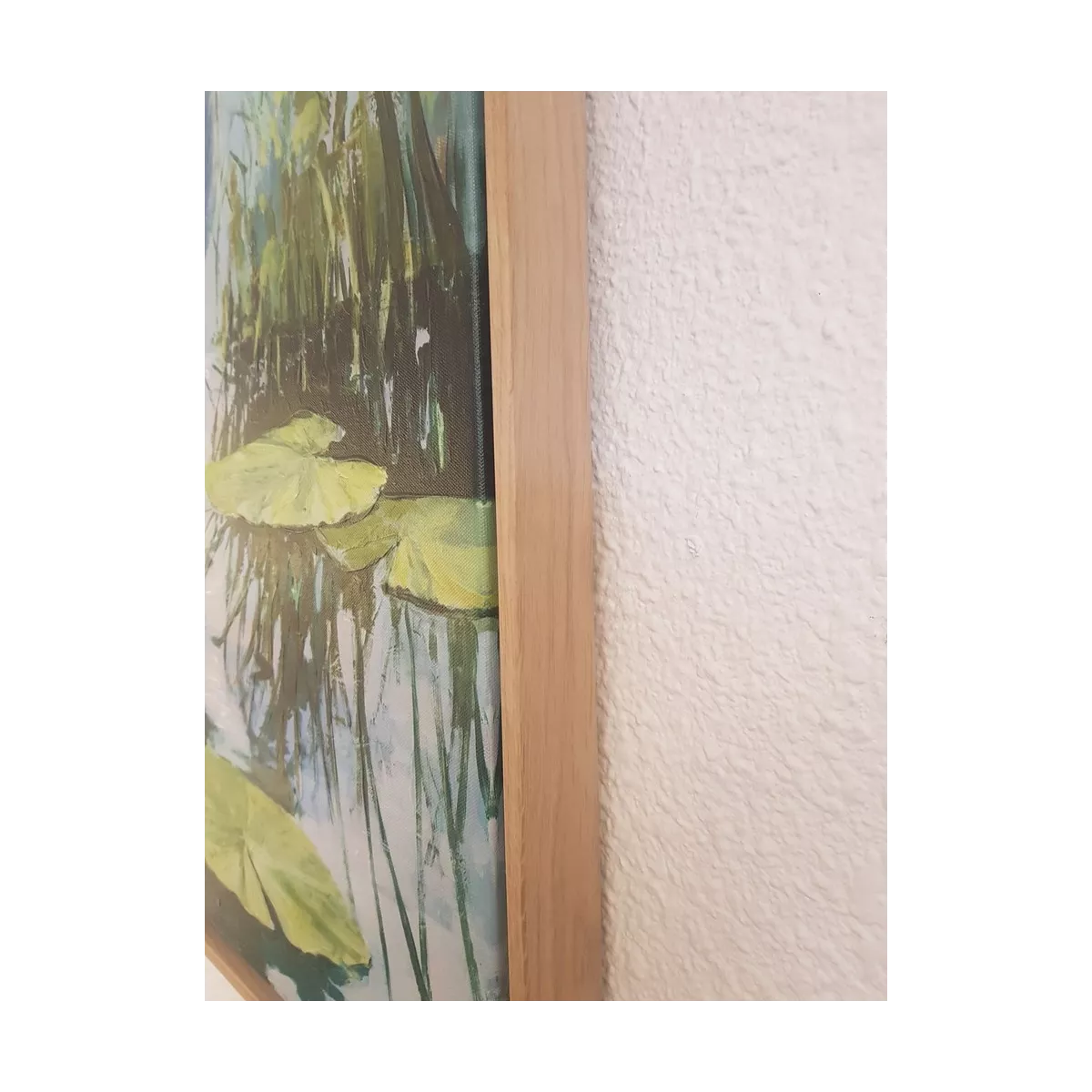 Tableau Heron Bleu 54x84