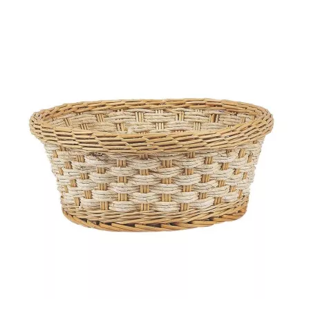 Corbeille Ronde Osier et Mais 38x38