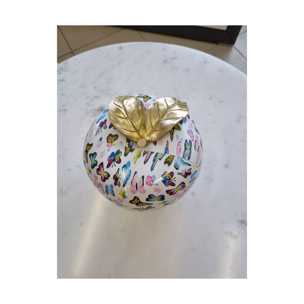 Pomme Colorée Rose 20 cm