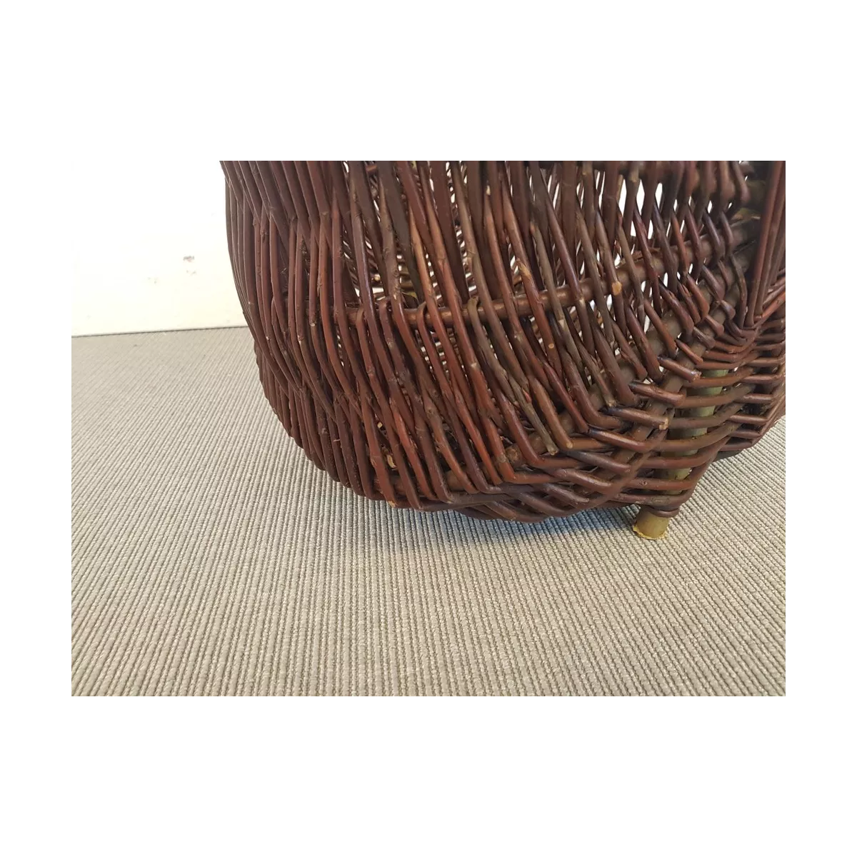 Panier Casque Osier Brut 42x30