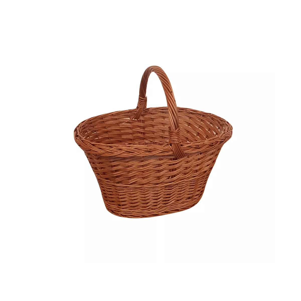 Panier Nina en osier Roux 40x27