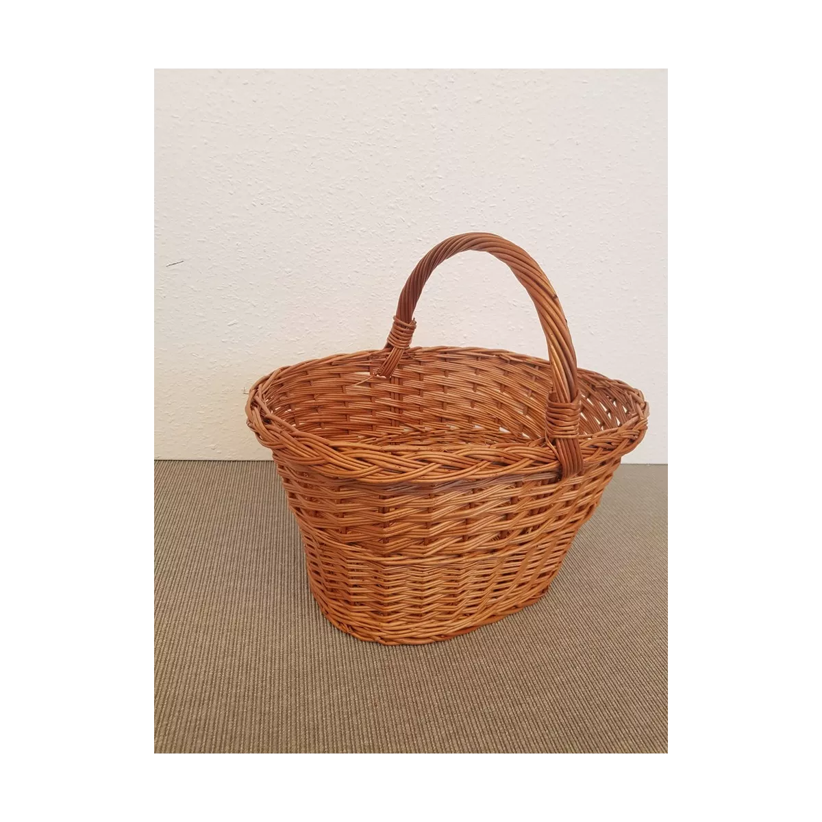 Panier Nina en osier Roux 40x27