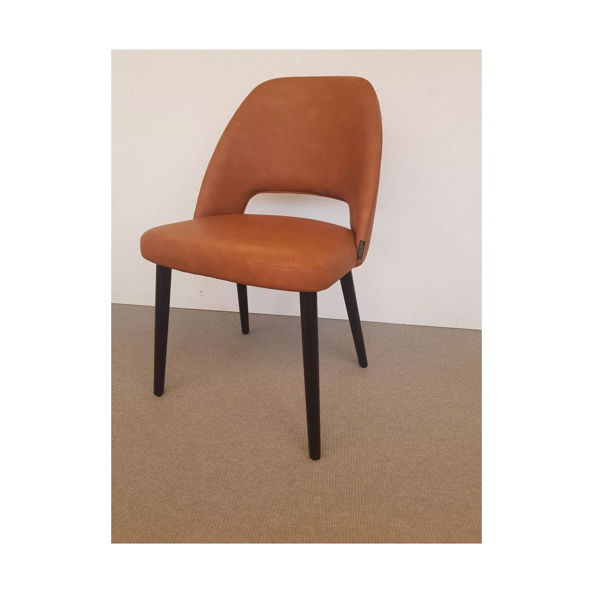 Chaise Joy Simili Cognac