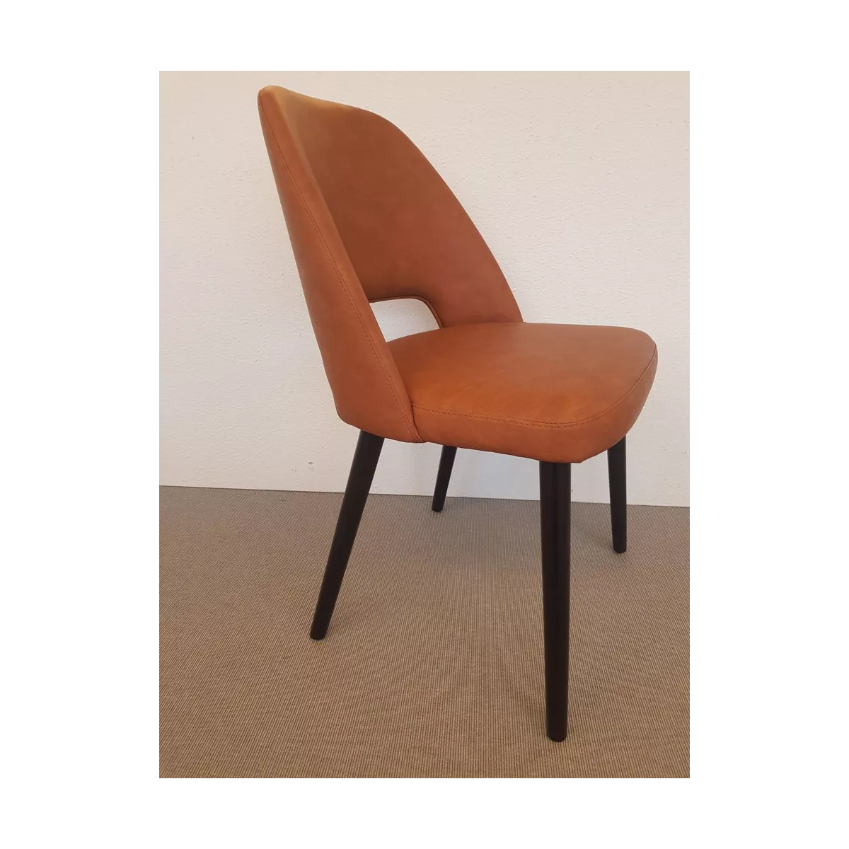 Chaise Joy Simili Cognac